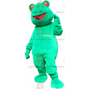 Disfraz de mascota gigante de rana verde divertida BIGGYMONKEY™