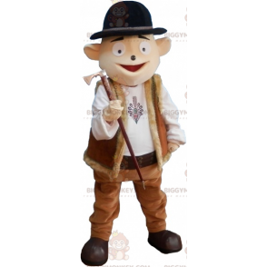 Kostým BIGGYMONKEY™ Maskot kostým Mountain Man Outfit s buřinku - Pánské maskoti - BIGGYMONKEY_06395 - BiggyMonkey.com