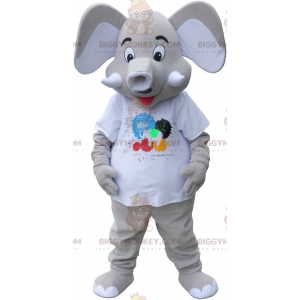 Big Gray Elephant BIGGYMONKEY™ Mascot Costume – Biggymonkey.com