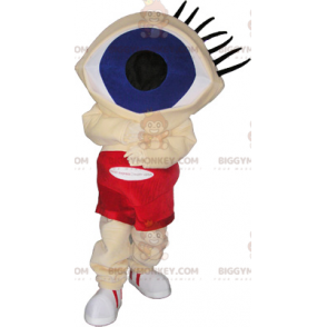 BIGGYMONKEY™ Funny Guy With Huge Eye Head Mascot Costume -