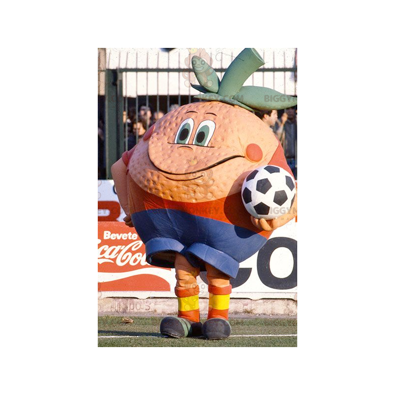 Fantasia de mascote gigante laranja BIGGYMONKEY™ – Fantasia de mascote gigante laranja BIGGYMONKEY™ –