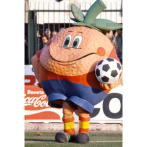 Costume da mascotte gigante arancione BIGGYMONKEY™ -