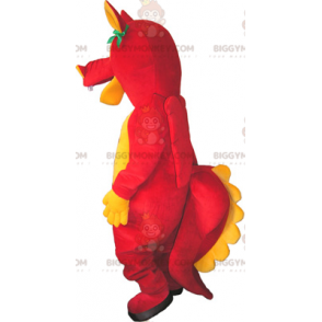 Lustiges rotes und gelbes Dinosaurier-Geschöpf BIGGYMONKEY™