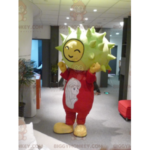 Costume de mascotte BIGGYMONKEY™ de melon à cornes de bogue de