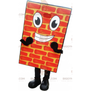 Smiling Giant Red Brick BIGGYMONKEY™ Mascot Costume –
