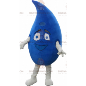 Lächelnder riesiger blauer Wassertropfen BIGGYMONKEY™