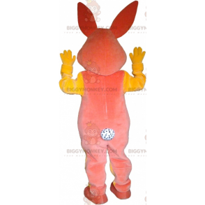 Costume de mascotte BIGGYMONKEY™ de lapin en peluche avec les