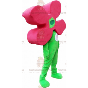 Costume de mascotte BIGGYMONKEY™ de bonhomme vert avec une