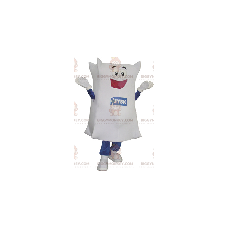 Στολή μασκότ BIGGYMONKEY™ Giant White Pillow. Στολή μασκότ Cushion BIGGYMONKEY™ - Μη ταξινομημένες μασκότ - BiggyMonkey.com