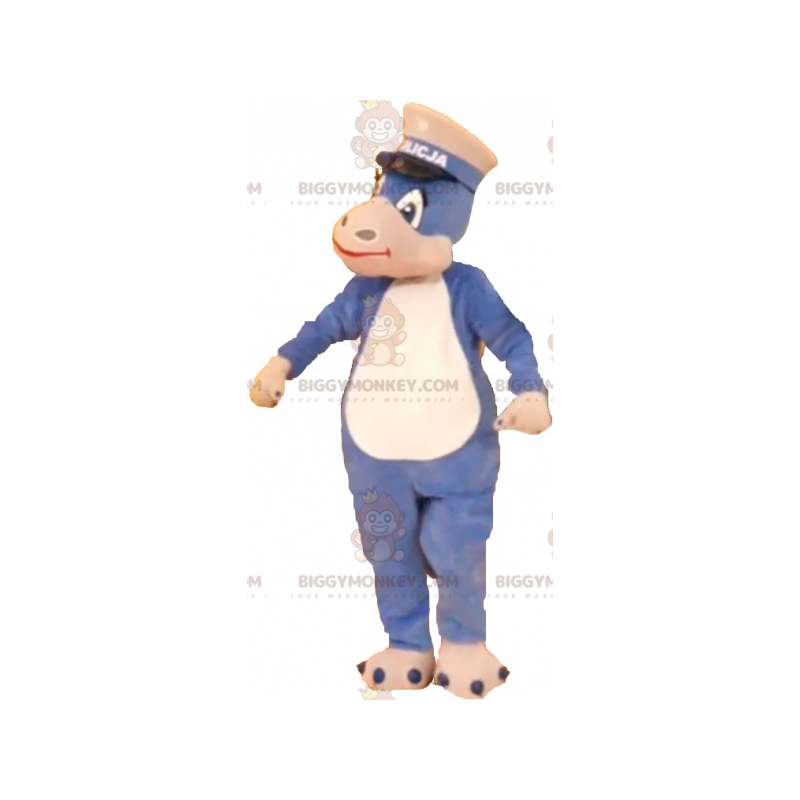 Grå och rosa varelse dinosaurie BIGGYMONKEY™ maskotdräkt - Grå och rosa varelse dinosaurie BIGGYMONKEY™ maskotdräkt -
