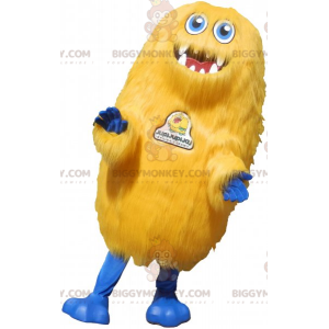 Großes gelbes Monster BIGGYMONKEY™ Maskottchenkostüm.