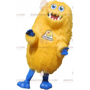 Big Yellow Monster BIGGYMONKEY™ Mascot Costume. Fantasy
