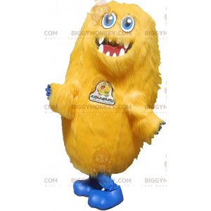 Big Yellow Monster BIGGYMONKEY™ maskottiasu. Fantasy Creature