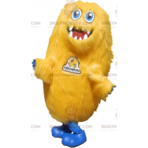 Big Yellow Monster BIGGYMONKEY™ maskottiasu. Fantasy Creature