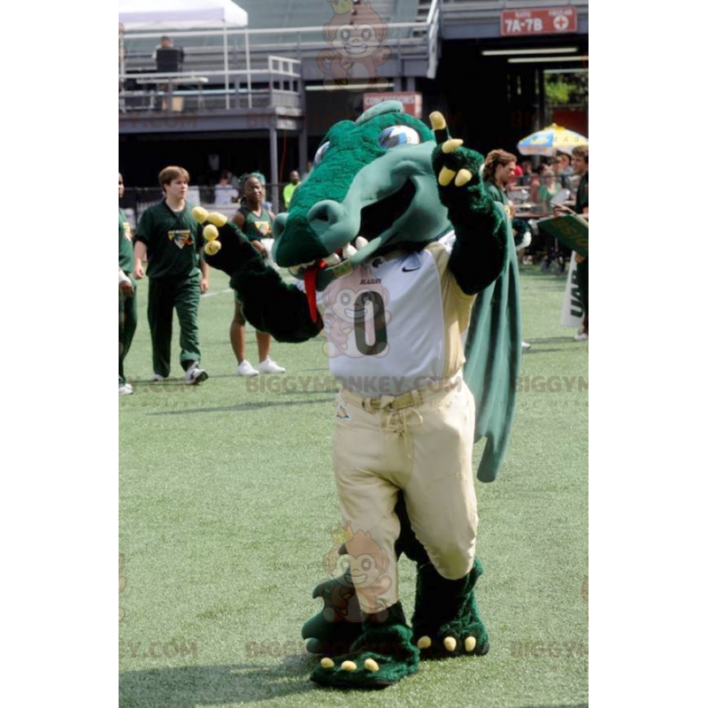 Στολή μασκότ Giant Green Crocodile BIGGYMONKEY™ - Μασκότ κροκόδειλου - BIGGYMONKEY_0780 - BiggyMonkey.com