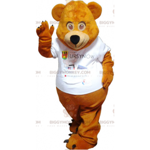 Costume da mascotte marrone Teddy Bear BIGGYMONKEY™ con