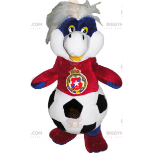 BIGGYMONKEY™ pluche mascottekostuum met ballonlichaam en