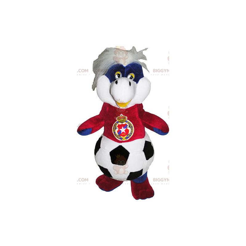 BIGGYMONKEY™ Pehmo maskottiasu ilmapallovartalolla ja BIGGYMONKEY™ Pehmo maskottiasu ilmapallovartalolla ja
