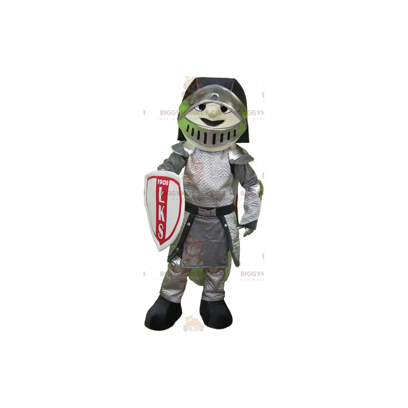 BIGGYMONKEY™ Traje de mascota Caballero con armadura con casco BIGGYMONKEY™ Traje de mascota Caballero con armadura con casco