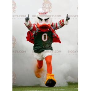 BIGGYMONKEY™ White and Orange Duck Bird Mascot Costume -