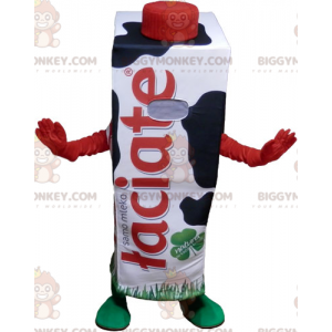 Λευκή και Μαύρη Στολή μασκότ BIGGYMONKEY™ Giant Milk Brick -