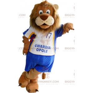 BIGGYMONKEY™ Mascottekostuum met grote bruine leeuw in