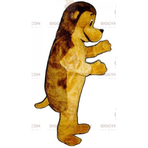 Bruine en gele egel BIGGYMONKEY™ mascottekostuum -