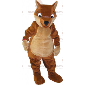 Kostým maskota Giant Brown and Tan Fox BIGGYMONKEY™ –