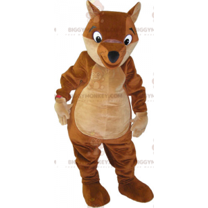 Στολή μασκότ Giant Brown και Tan Fox BIGGYMONKEY™ - Μασκότ αλεπούδων - BIGGYMONKEY_06516 - BiggyMonkey.com