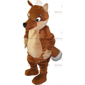 Giant Brown and Tan Fox BIGGYMONKEY™ Mascot Costume -