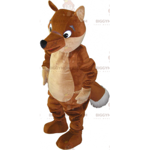 Giant Brown and Tan Fox BIGGYMONKEY™ Mascot Costume -