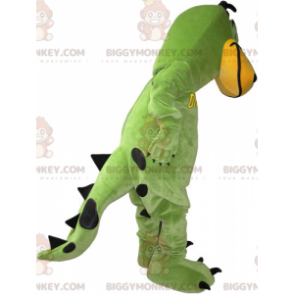 Grön och gul dinosaurie BIGGYMONKEY™ maskotdräkt - BiggyMonkey