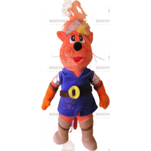 Cat BIGGYMONKEY™ Mascot Costume in Colorful Outfit -