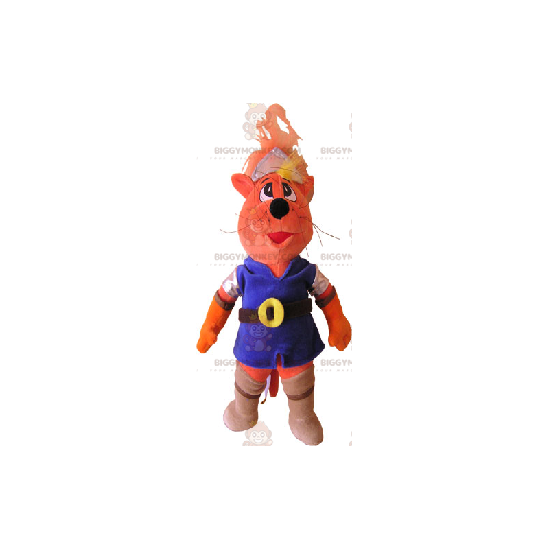 Costume de mascotte BIGGYMONKEY™ de chat en tenue colorée - Costume de mascotte BIGGYMONKEY™ de chat en tenue colorée -