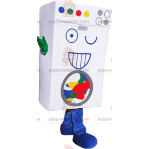 Cardboard Brick BIGGYMONKEY™ Mascot Costume. Laundry