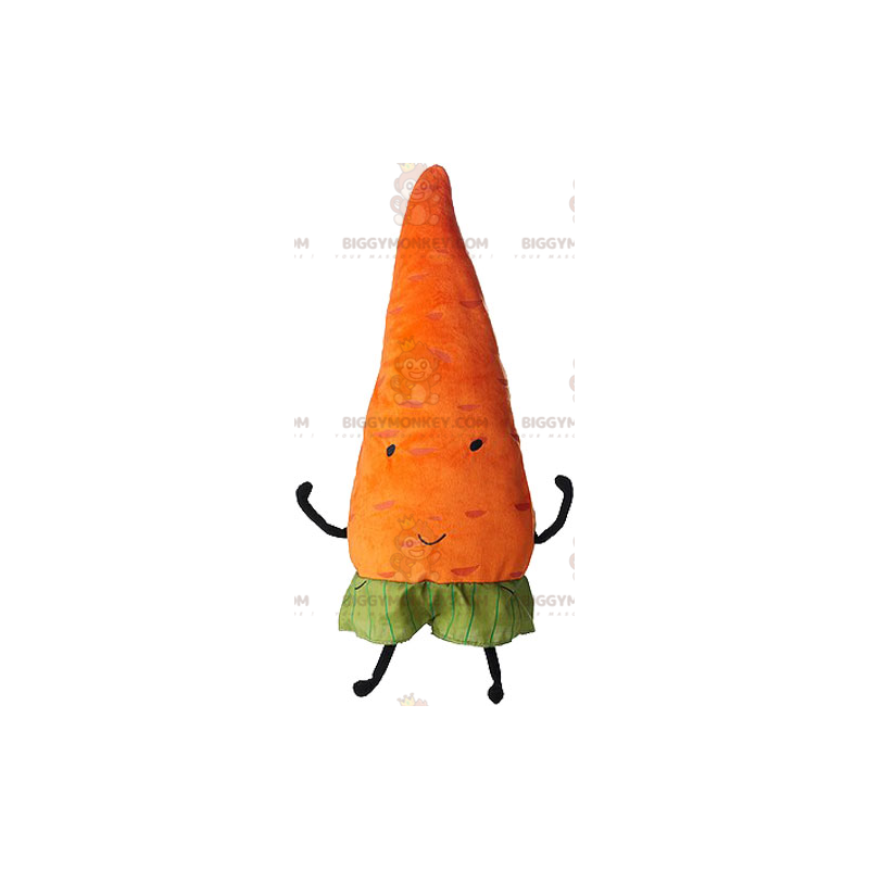 Στολή μασκότ με Giant Orange Carrot BIGGYMONKEY™. Φυτική στολή Στολή μασκότ με Giant Orange Carrot BIGGYMONKEY™. Φυτική στολή