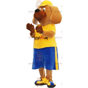 Big Dog BIGGYMONKEY™ Mascot Costume In Sportswear With Cap -