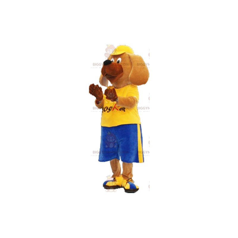 Big Dog BIGGYMONKEY™ Mascot Costume In Sportswear With Cap – Big Dog BIGGYMONKEY™ Mascot Costume In Sportswear With Cap –