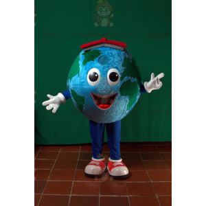 Στολή μασκότ Giant Planet Earth BIGGYMONKEY™ με κόκκινο καπέλο - Μη ταξινομημένες μασκότ - BIGGYMONKEY_06557 - BiggyMonkey.com