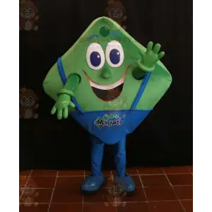 Leuk uitziend groen en blauw vierkant BIGGYMONKEY™