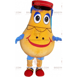 Yellow Man BIGGYMONKEY™ Mascot Costume. Potato BIGGYMONKEY™