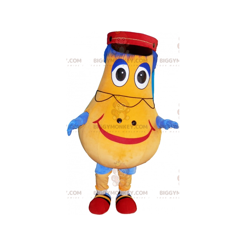 Yellow Man BIGGYMONKEY™ Maskotdräkt. Potatis BIGGYMONKEY™ Maskotdräkt - Maskot för män - BIGGYMONKEY_06572 - BiggyMonkey.com