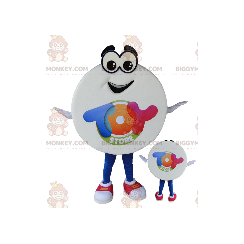 BIGGYMONKEY™ maskotkostumehvalp med store øjne og et smil - BIGGYMONKEY™ maskotkostumehvalp med store øjne og et smil -