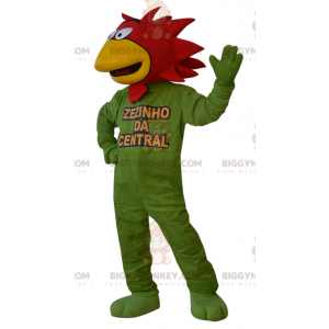 BIGGYMONKEY™ mascot costume of man with a Foutix head. Rooster