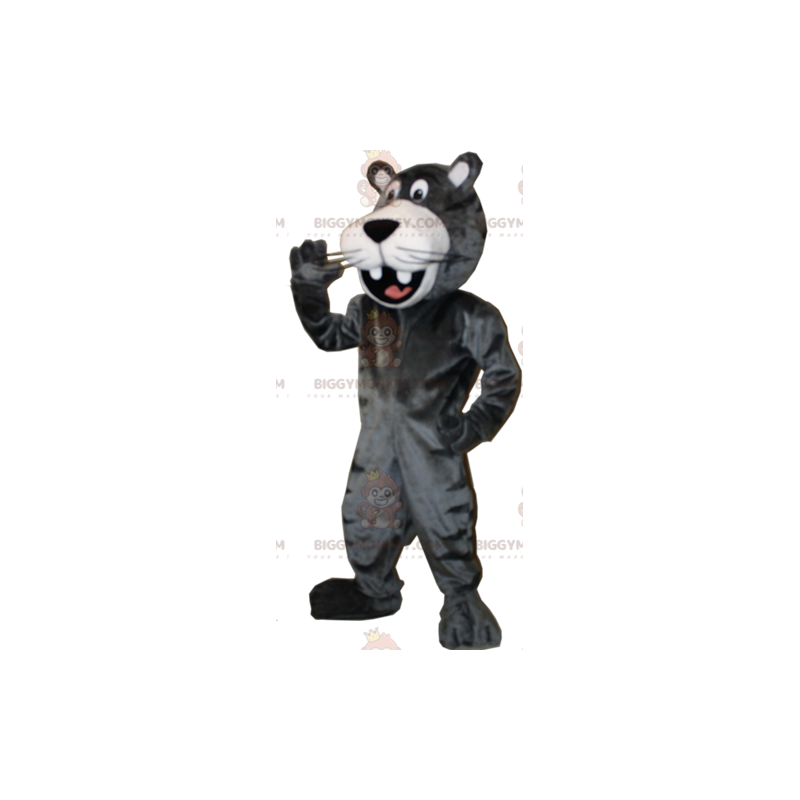 BIGGYMONKEY™ Disfraz de mascota de pantera negra gigante