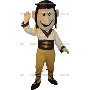 BIGGYMONKEY™ maskotkostume af mand klædt i traditionel ørkendragt - Mænds maskoter - BIGGYMONKEY_06585 - BiggyMonkey.com