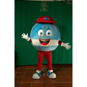 BIGGYMONKEY™ mascottekostuum met ronde kop en pet -