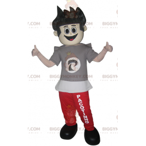 Costume de mascotte BIGGYMONKEY™ de garçon d'ado en jogging et