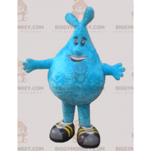 Blue Teardrop Man BIGGYMONKEY™ Maskotdräkt - Maskot för män - BIGGYMONKEY_06642 - BiggyMonkey.com
