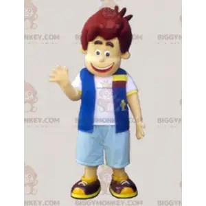 Pojan BIGGYMONKEY™ maskottiasu liiviin ja shortseihin -